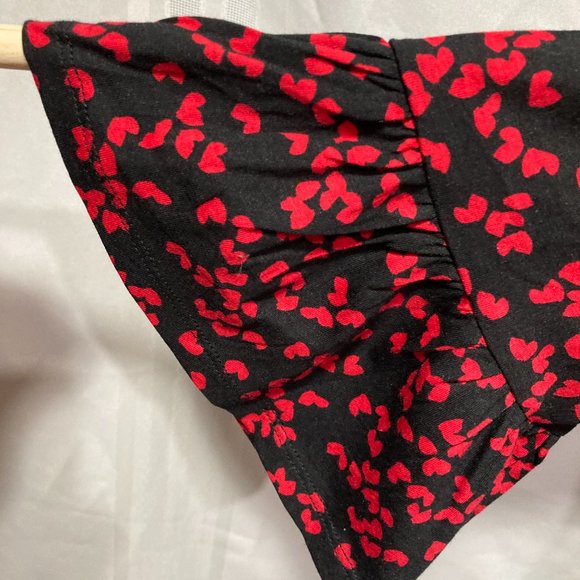 NEW MICHAEL KORS TOP w/ HEARTS VALENTINES SIZE L - Picture 4 of 6